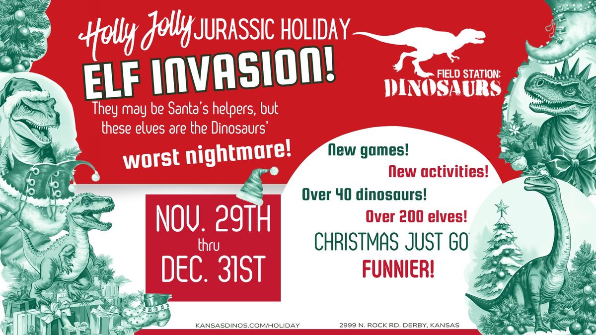 Holly Jolly Jurassic Holiday