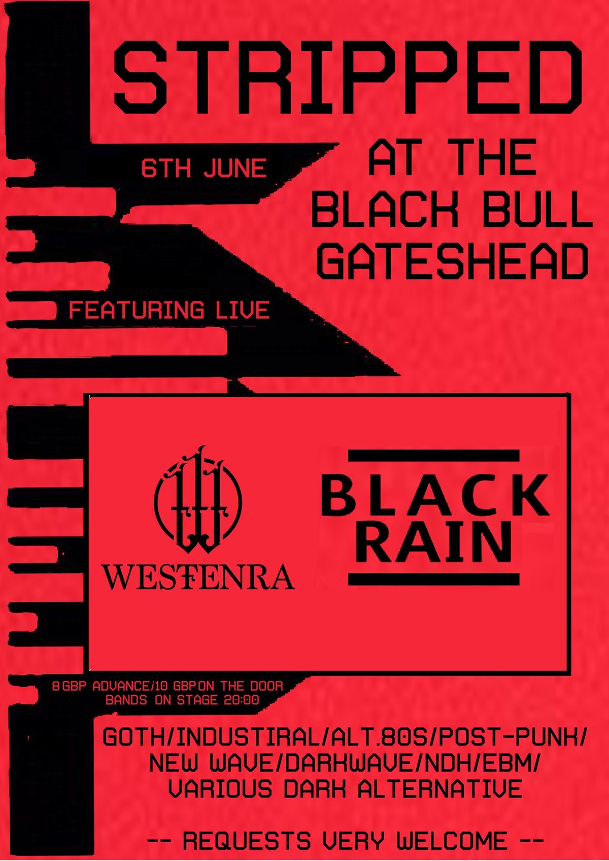 Stripped Summer Special June - with Westenra & Black Rain