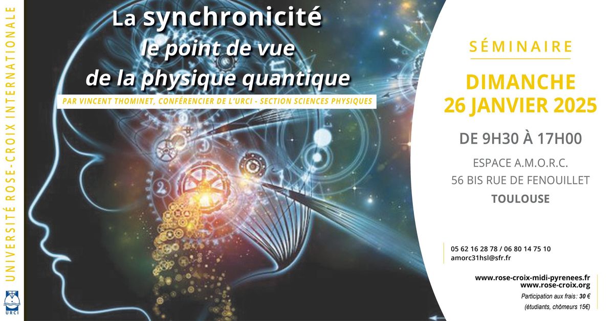 S\u00e9minaire | La synchronicit\u00e9 : le point de vue de la physique quantique