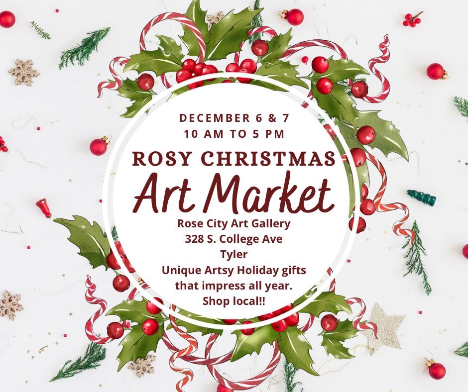 Rosy Christmas Art Market