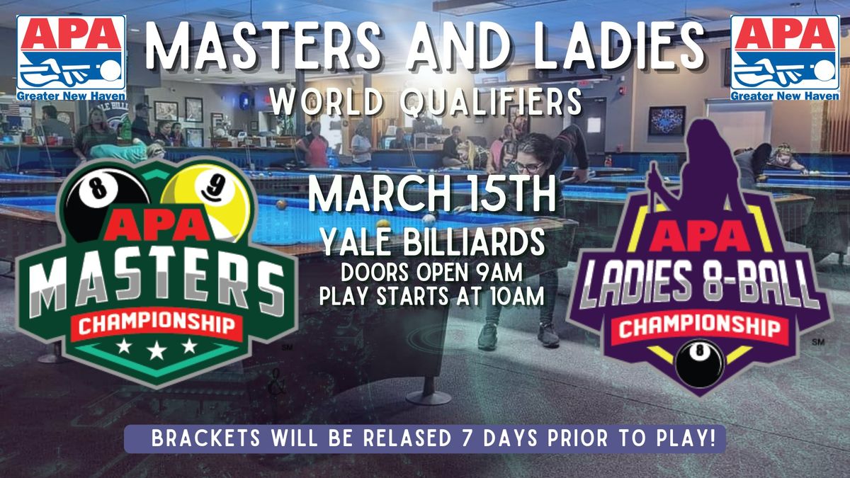 Masters and Ladies World Qualifier