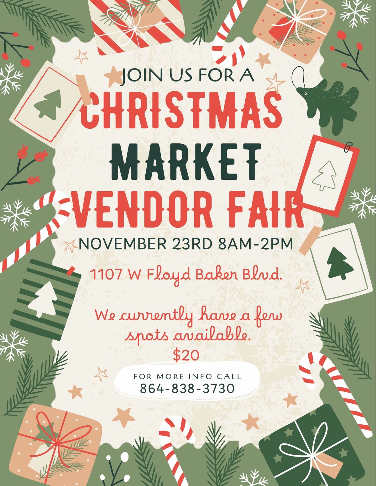 Christmas Market Vendor Fair