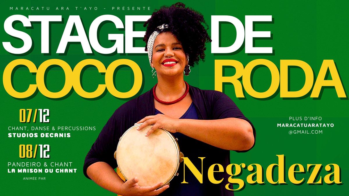 STAGE de COCO & PANDEIRO avec NEGADEZA