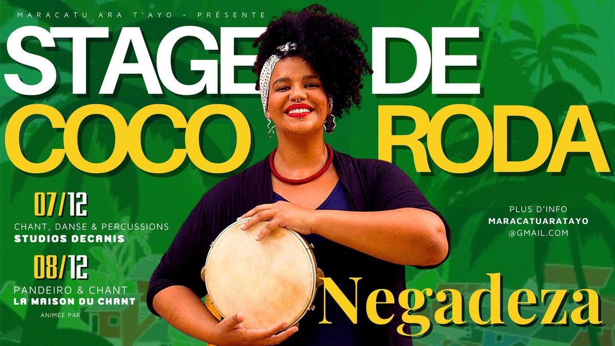 STAGE de COCO & PANDEIRO avec NEGADEZA