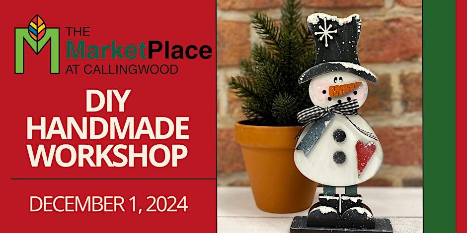 DIY Workshop: Make Your Own Standing Wood Snowman 