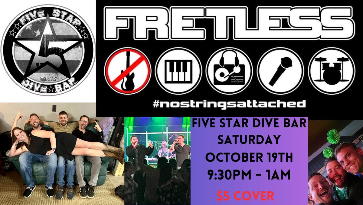 Fretless returns to Five Star Dive Bar for Mike & Mike\u2019s birthdays!