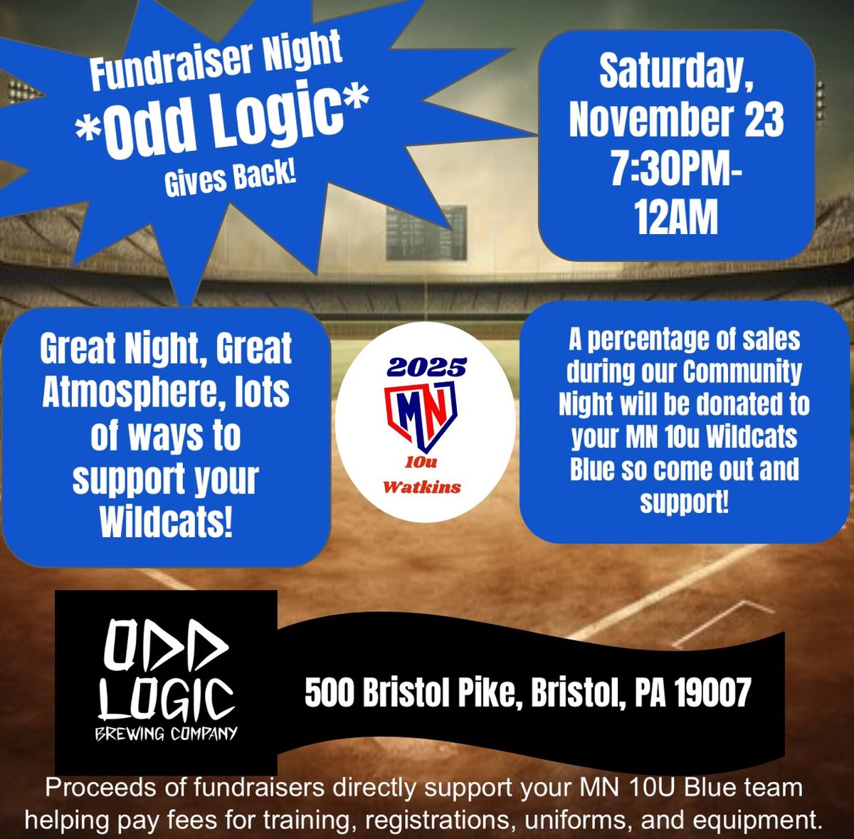 Odd Logic Brewing, Co. Fundraiser Night 