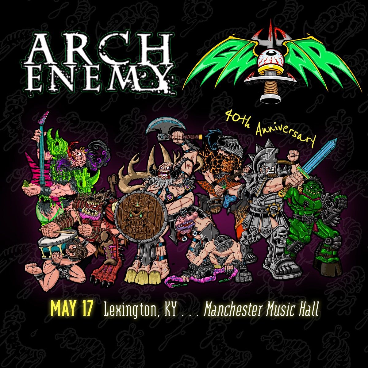 Gwar with Arch Enemy - Lexington, KY