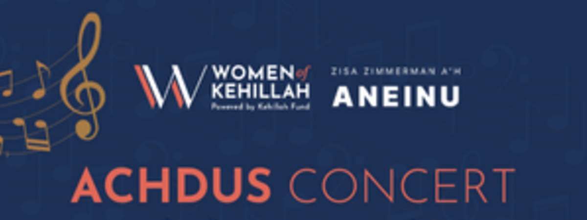 Achdus Concert for Women & Girls