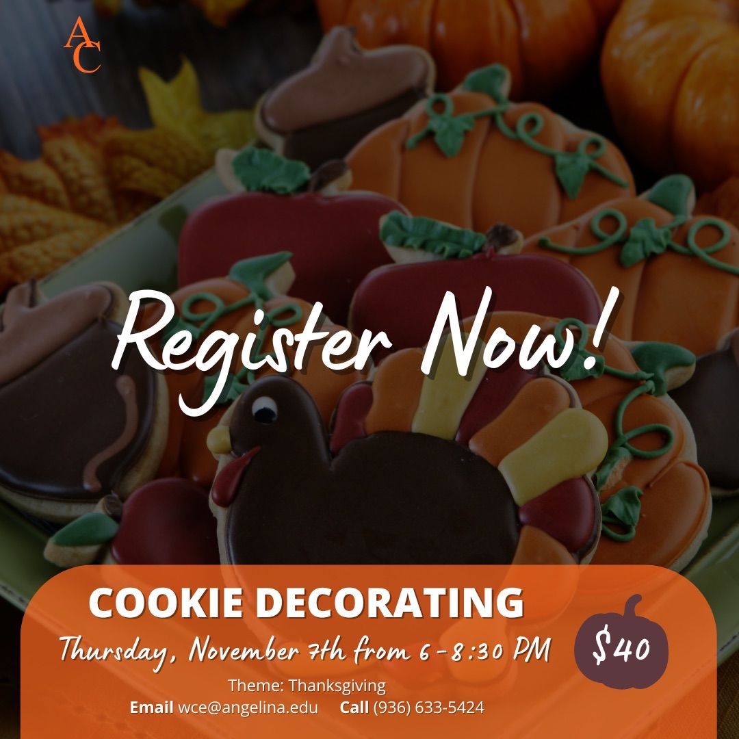 Cookie Decorating - Thanksgiving