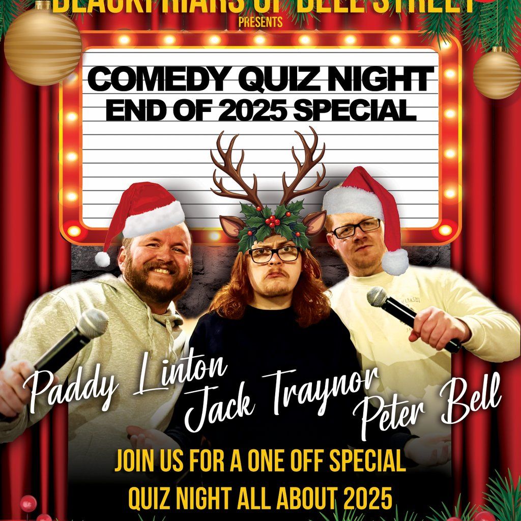 Blackfriars comedy quiz night 2025 special