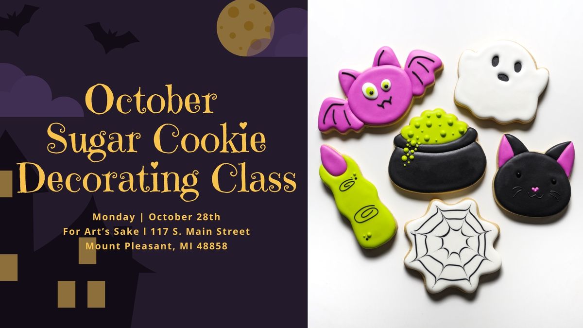 Scary Sugar - October Sugar Cookie Decorating Class