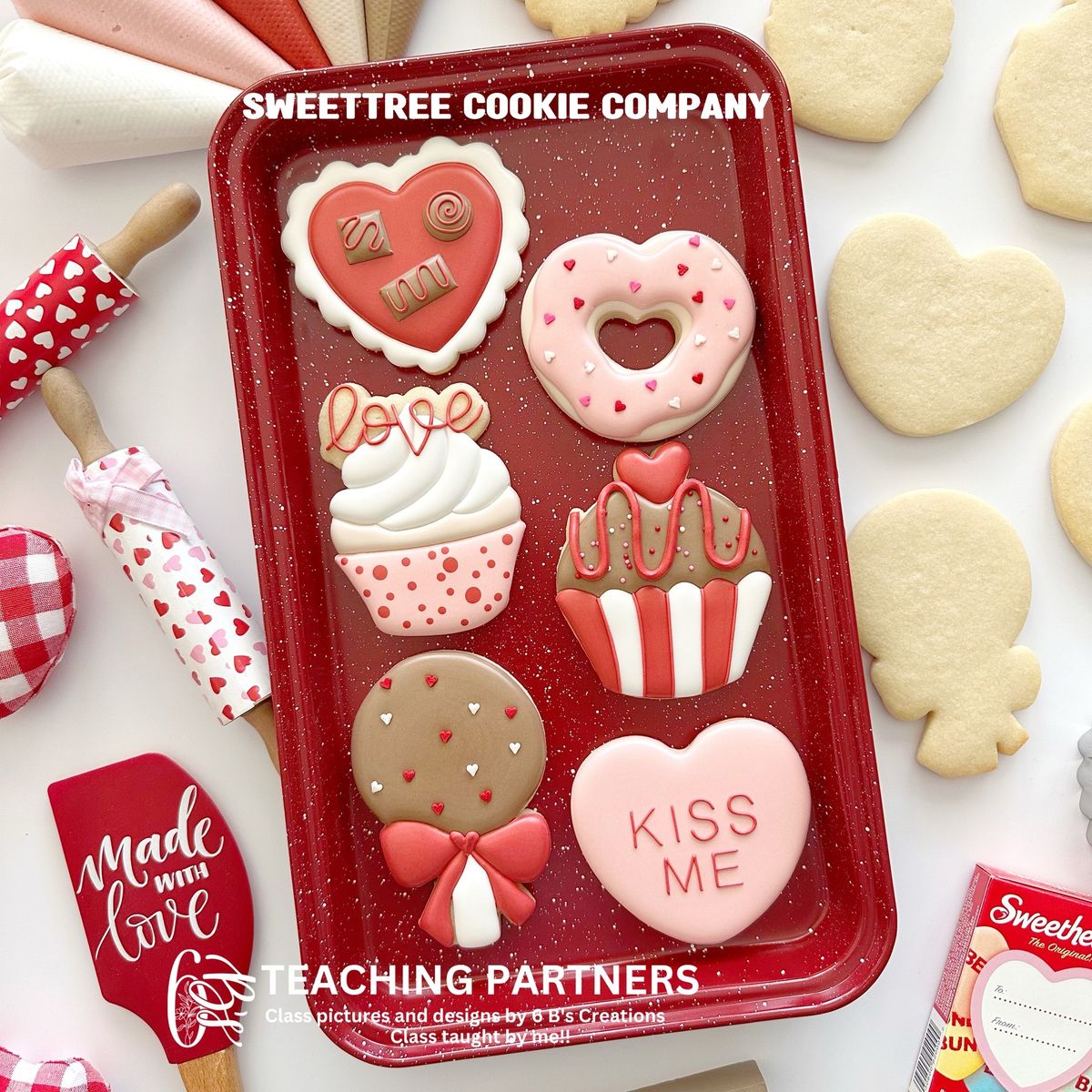 Valentines Cookie Decorating Class February 9th 2-4pm Western Red Brewery