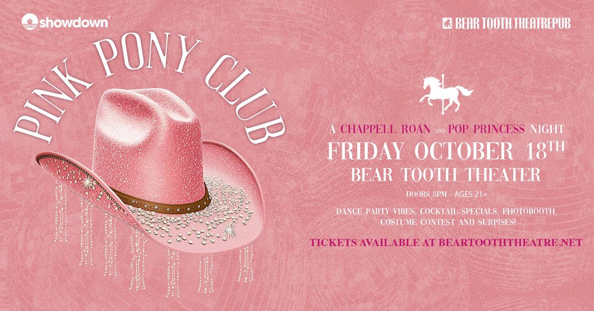 Pink Pony Club: A Evening of Chappell Roan & Other Pop Princesses