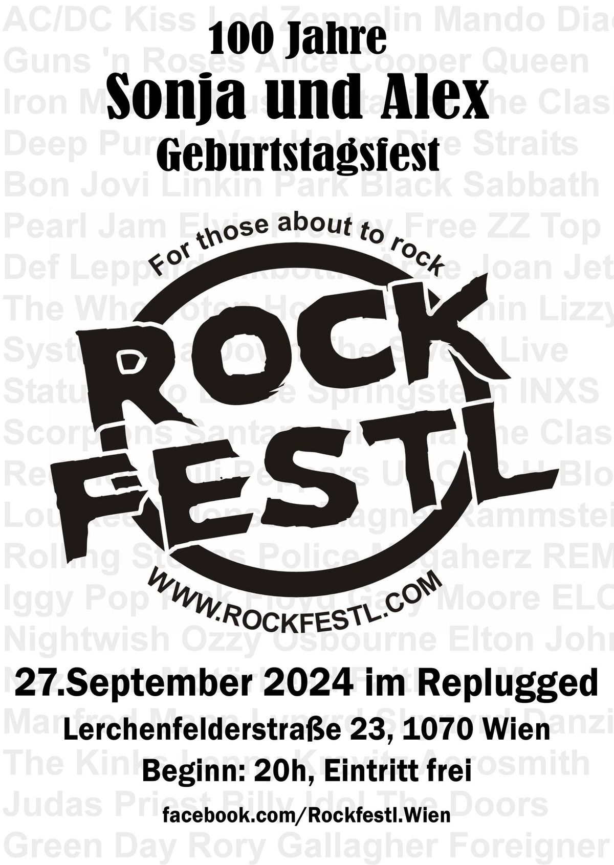 100 Jahre Sonja und Alex - Geburtstagsrockfestl