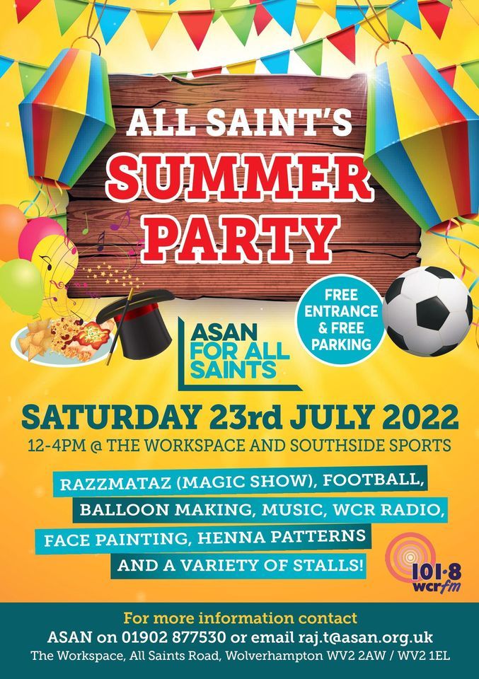 All Saints Summer Party 2022