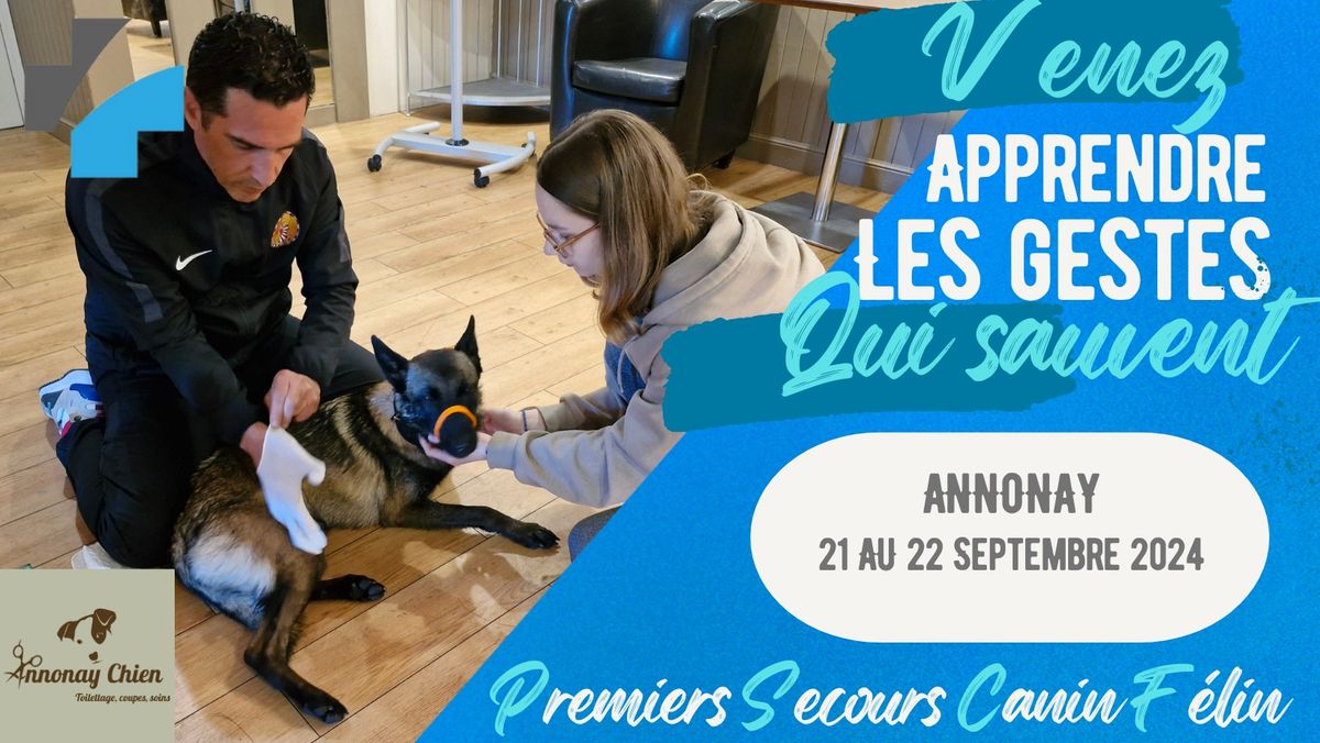 Formation aux Premiers Secours pour Chien et Chat \u00e0 ANNONAY