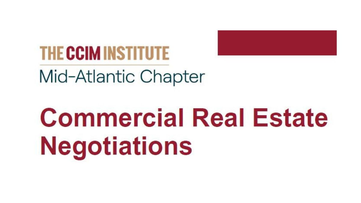 Commercial Real Estate Negotiations