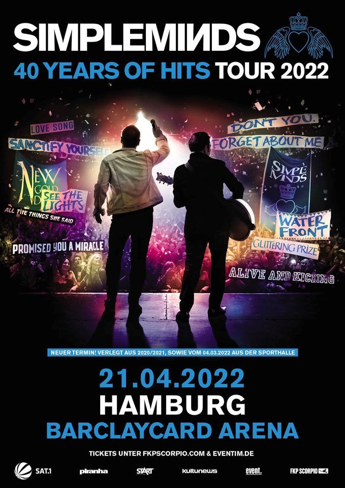 Simple Minds \u2013 Hamburg, Barclaycard Arena