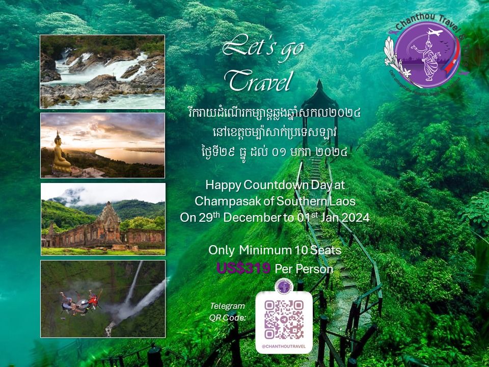 Countdown Getaway 2024 at Champasak, Laos