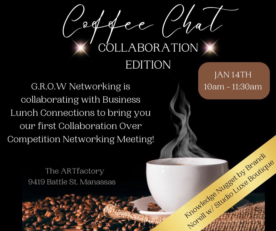 Coffee Chat: Collaboration Over Competition 