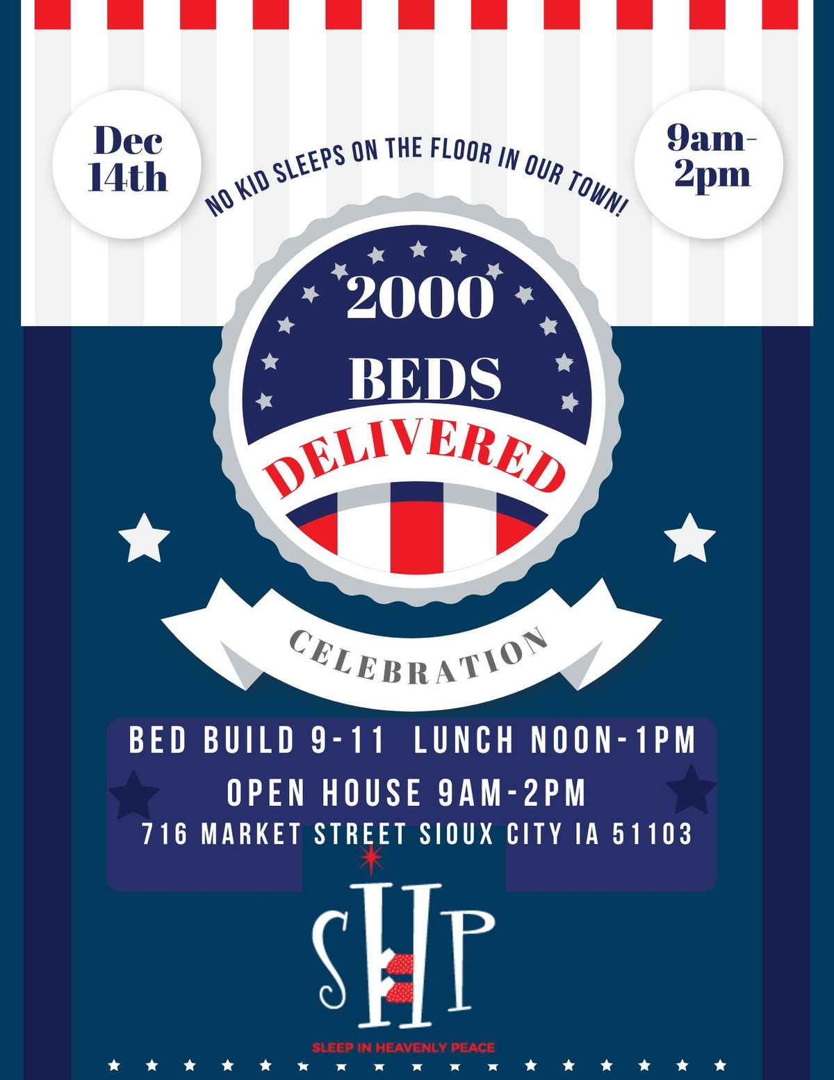 2000th Bed Delivery Celebration!