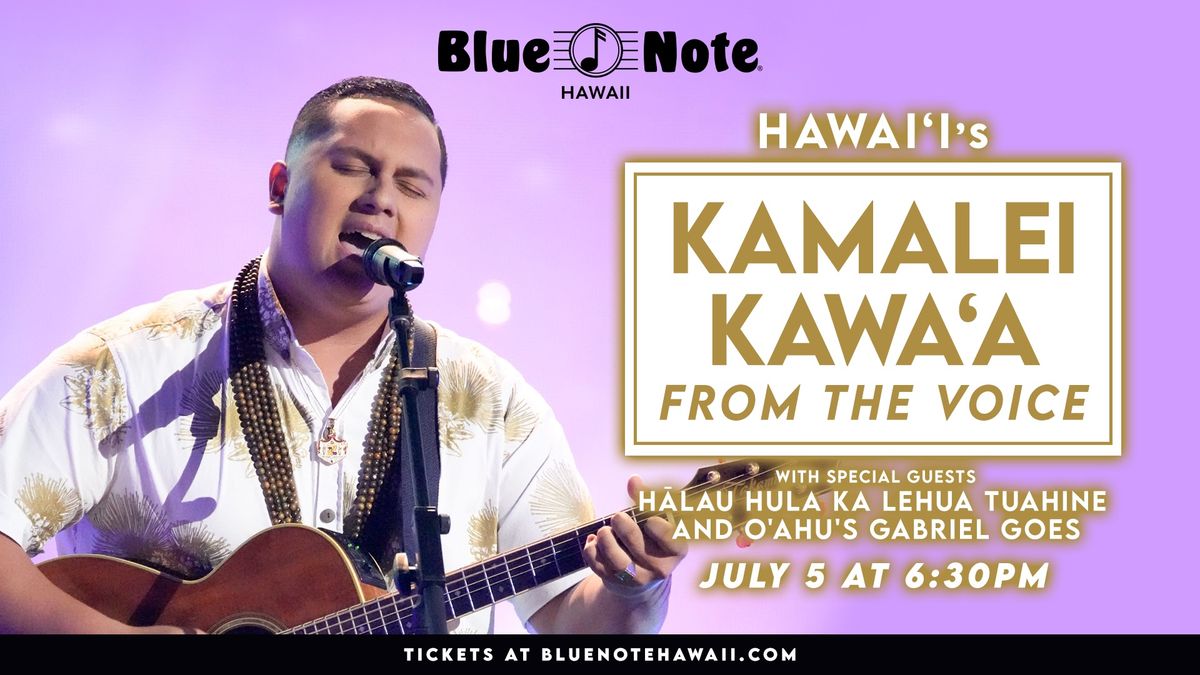 Kamalei Kawa\u02bba at Blue Note Hawaii
