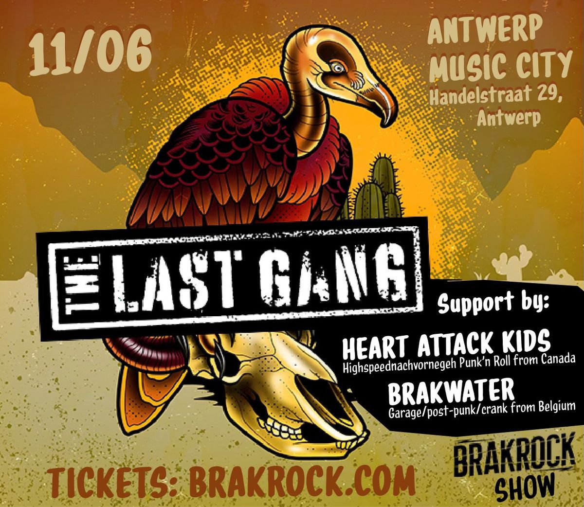 The Last Gang + Heart Attack Kids + Brakwater