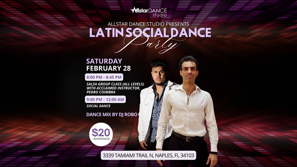 Latin Social Dance Party with DJ Robo 