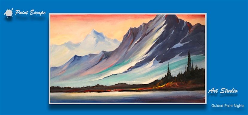 Paint Night \/Workshop - Kananaskis Sunset