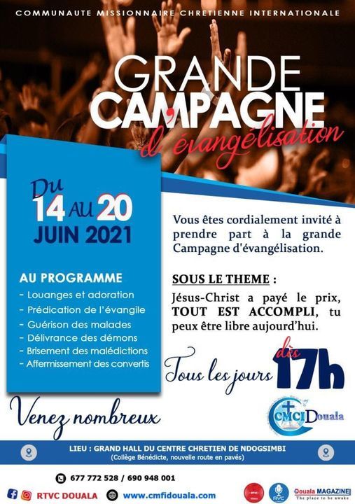Campagne Devangelisation A Ndogsimbi Ndogsimbi Douala Cameroun 14 June 21