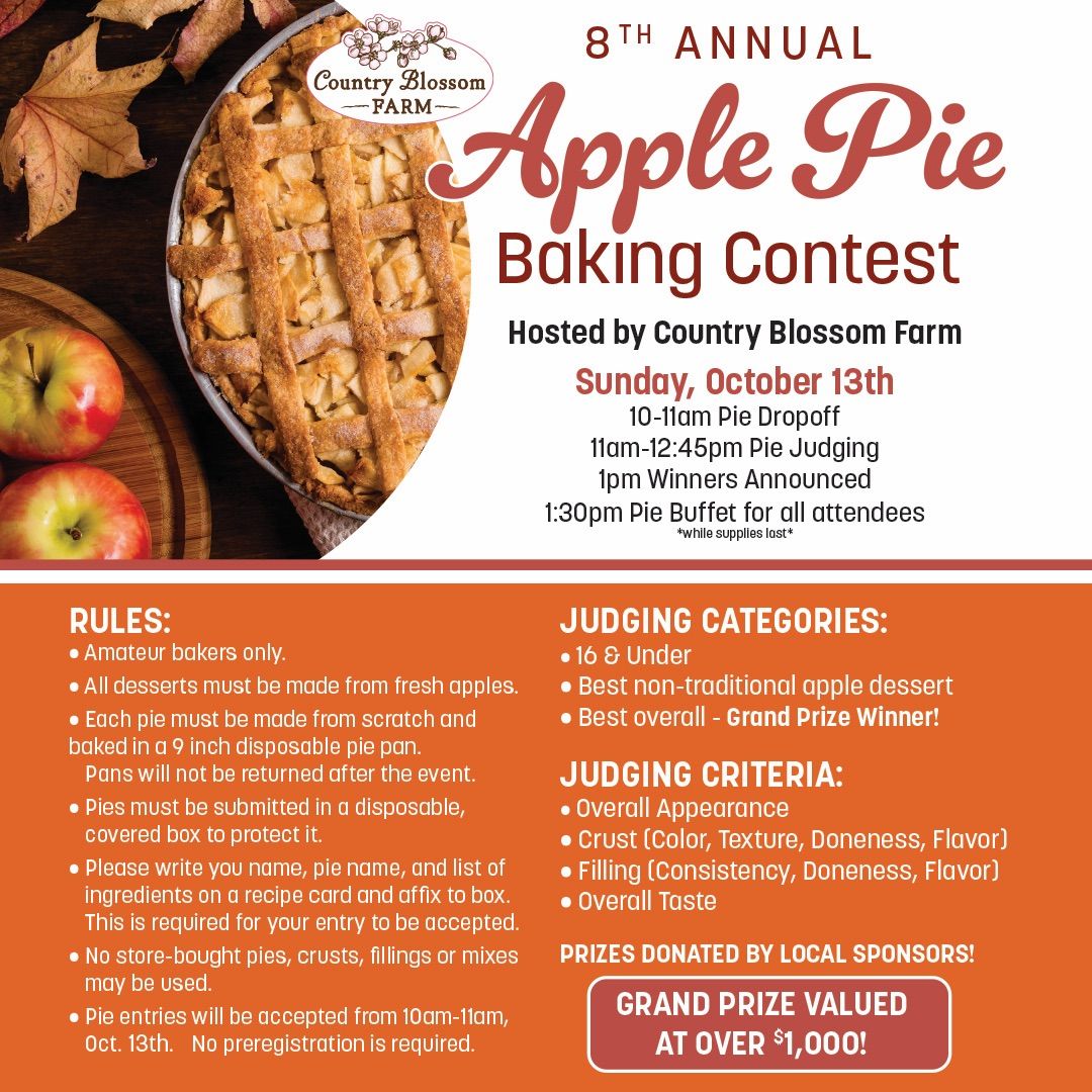 8th Annual Apple Pie Contest