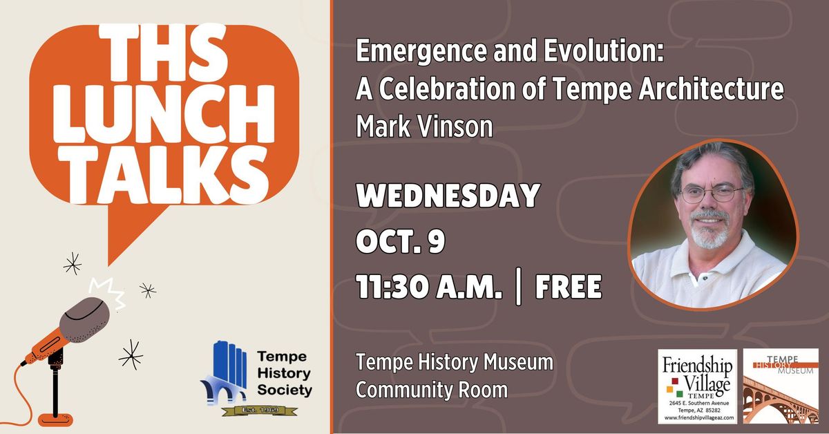 Tempe History Society Lunch Talks