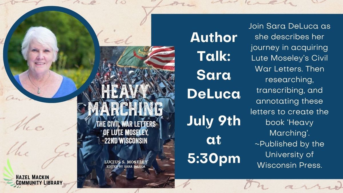 Author Talk: Sara DeLuca
