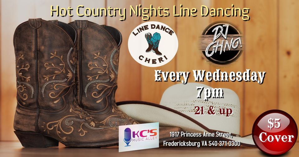 Hot Country Nights Line Dancing!, KC's Music Alley At Central Station