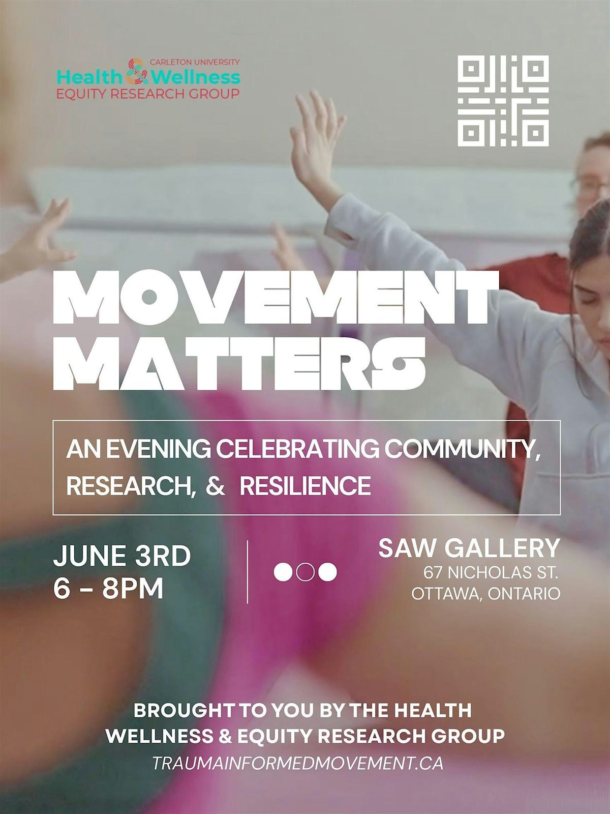 Movement Matters: An Evening Celebrating Community, Research & Resilience