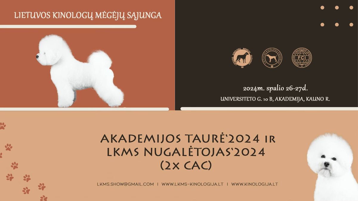 2 x CAC Kaunas: Akademijos Taur\u0117'24 ir LKMS Nugal\u0117tojas'24