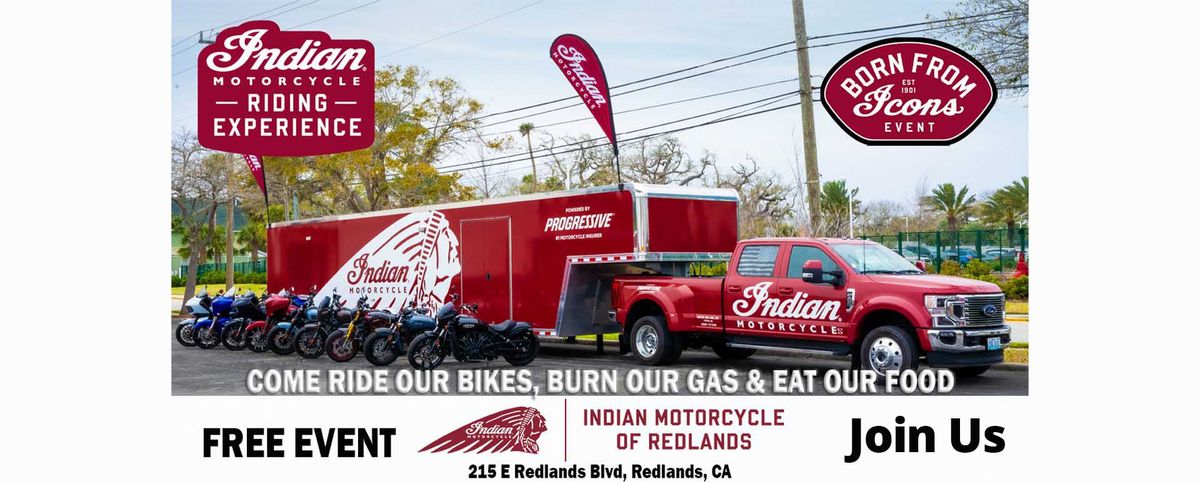 Indian Motorcycle 3-Day Demo Event - FREE  in REDLANDS