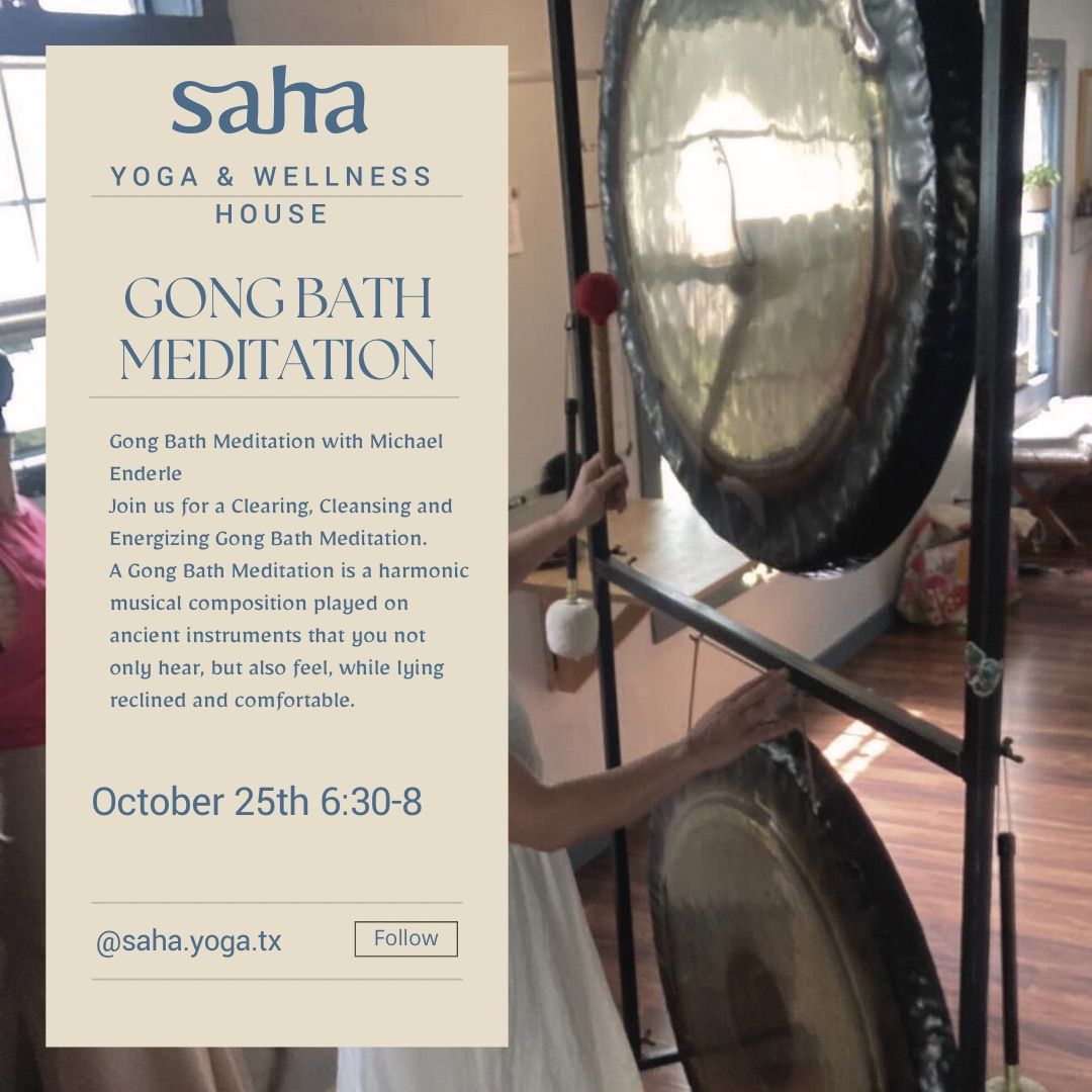 Gong Bath Meditation with Michael Enderle