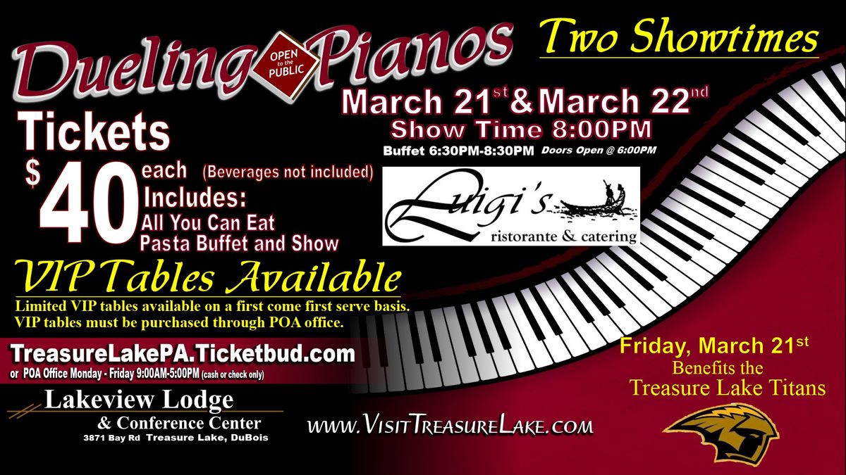 Dueling Piano with Piano Maniacs 