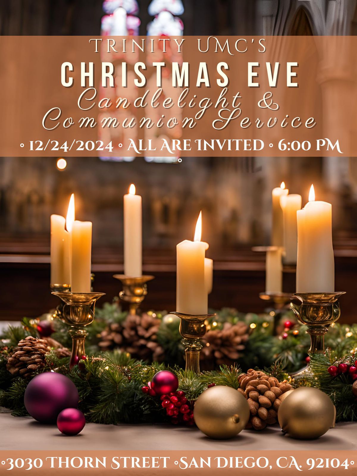 Candlelight and Communion Christmas Eve Service