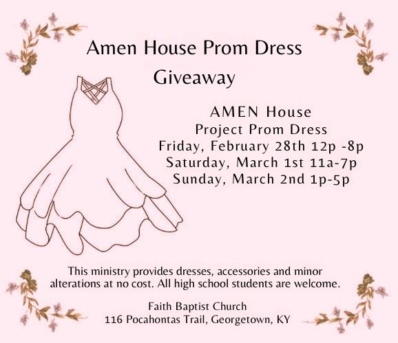 Amen House Prom Dress Giveaway 