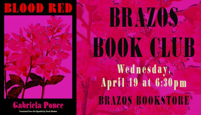 IN PERSON - April Brazos Book Club