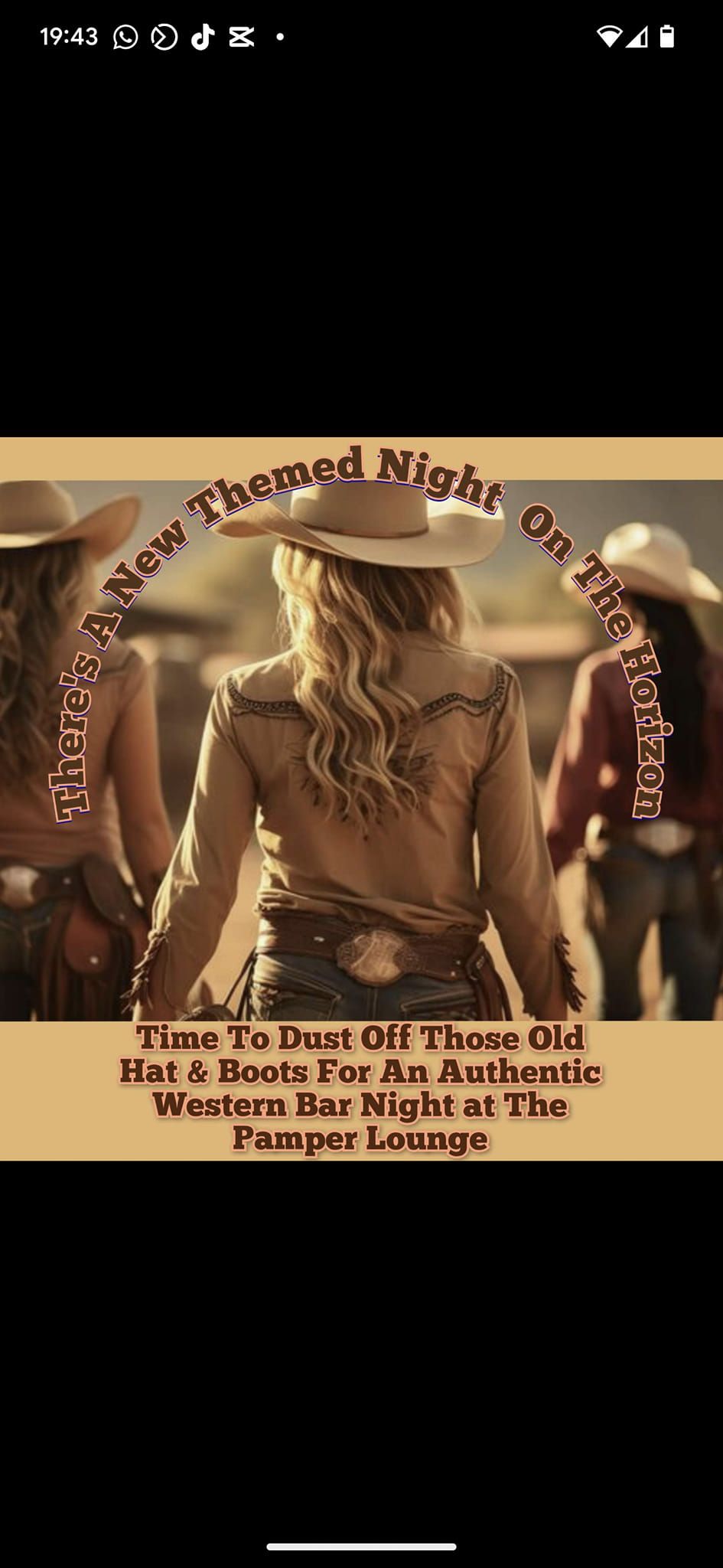 Country & Western Themed Night