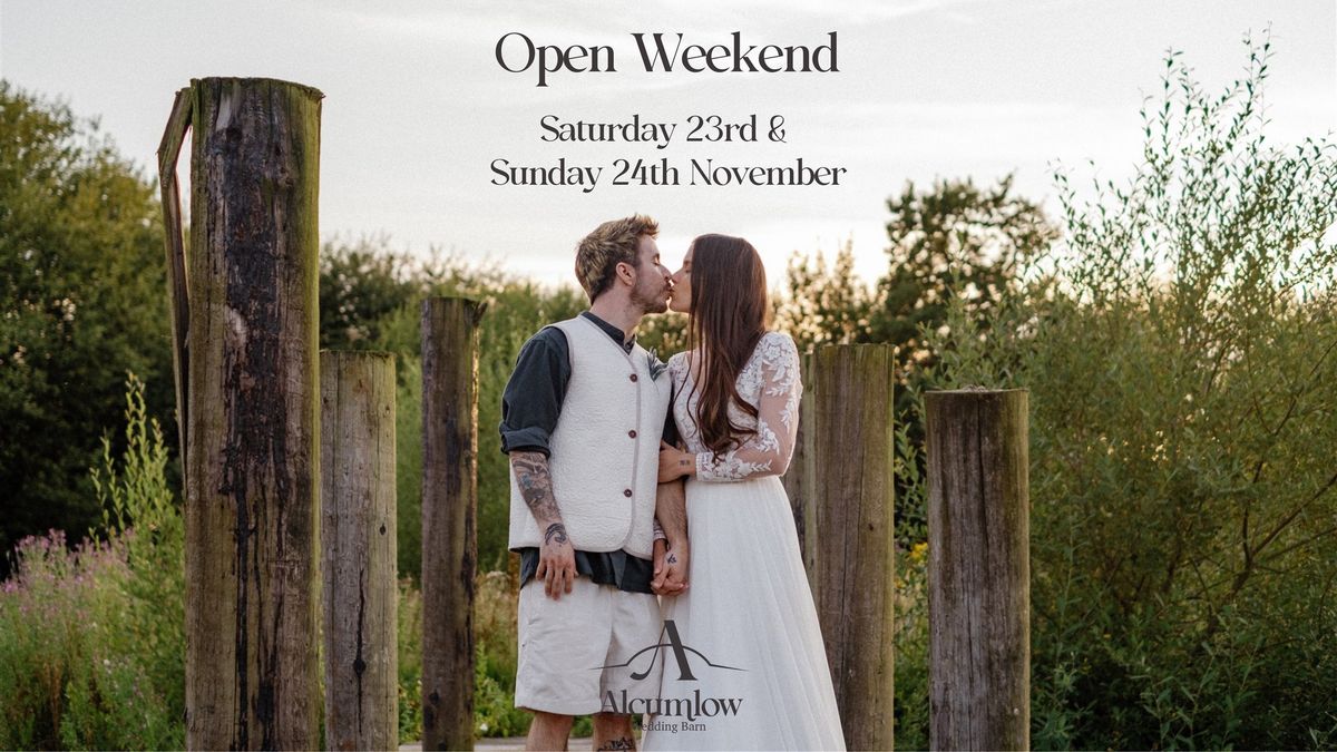 Alcumlow Wedding Barn November 2024 Open Weekend 