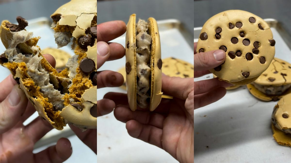 Chocolate Chip Cookie Macaron baking class