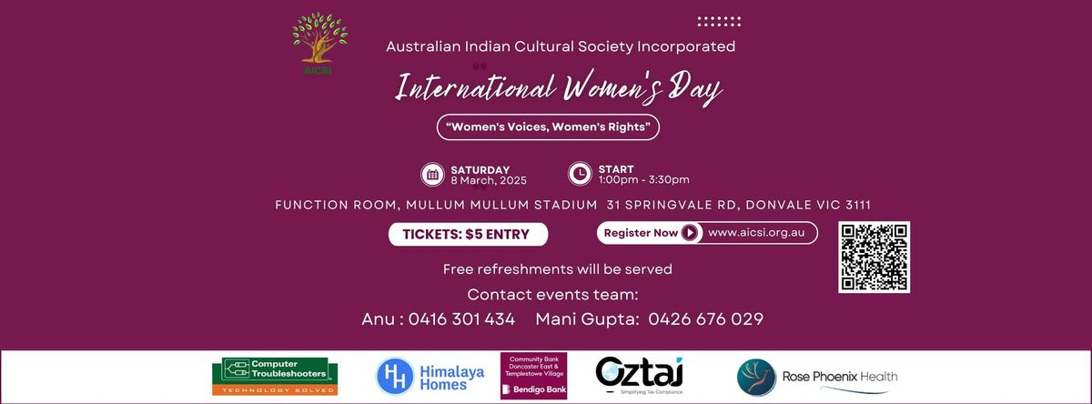 International Women's Day in Donvale