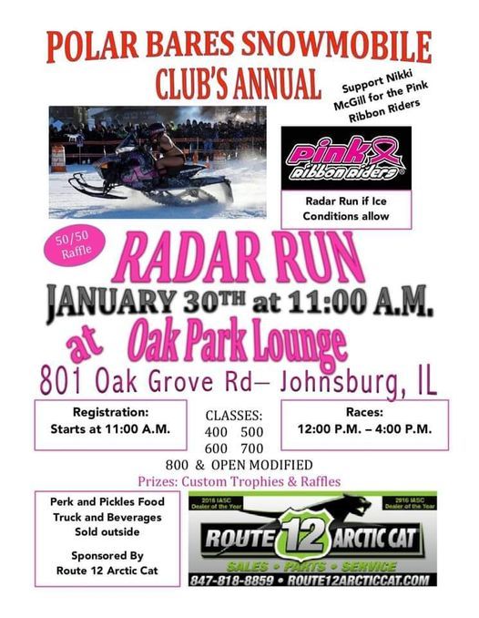 Radar Run, Oak Park Lounge, Johnsburg, 30 January 2021