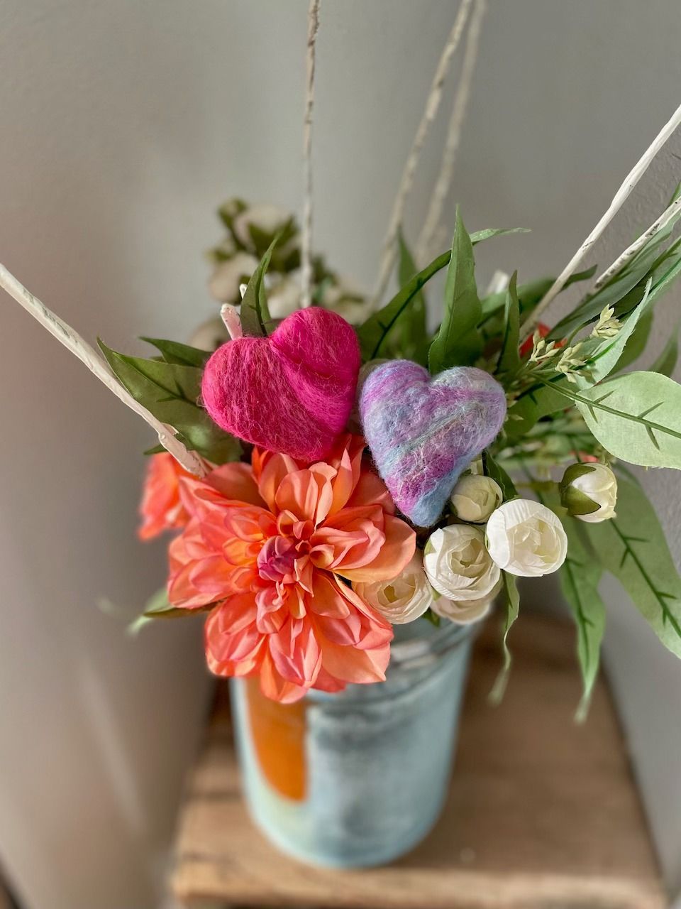 Needle Felting Class - Heart