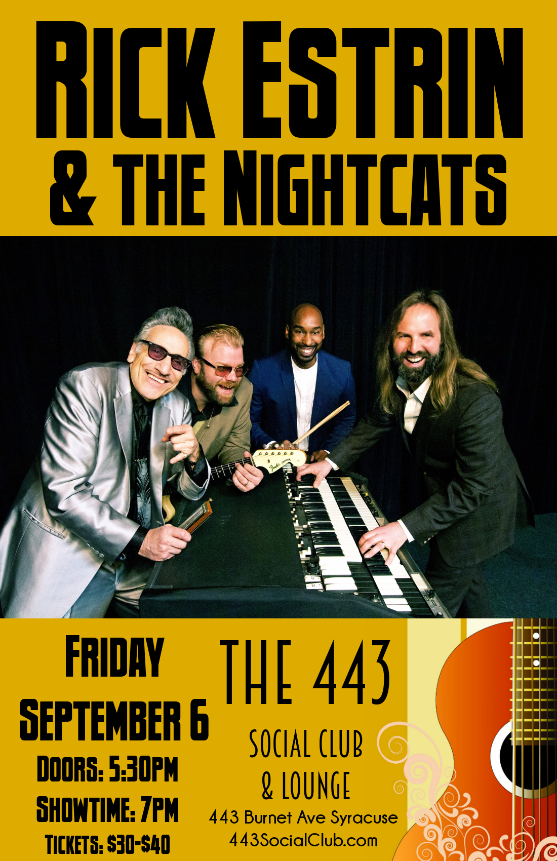 Rick Estrin and The Nightcats at Harlows Night Club